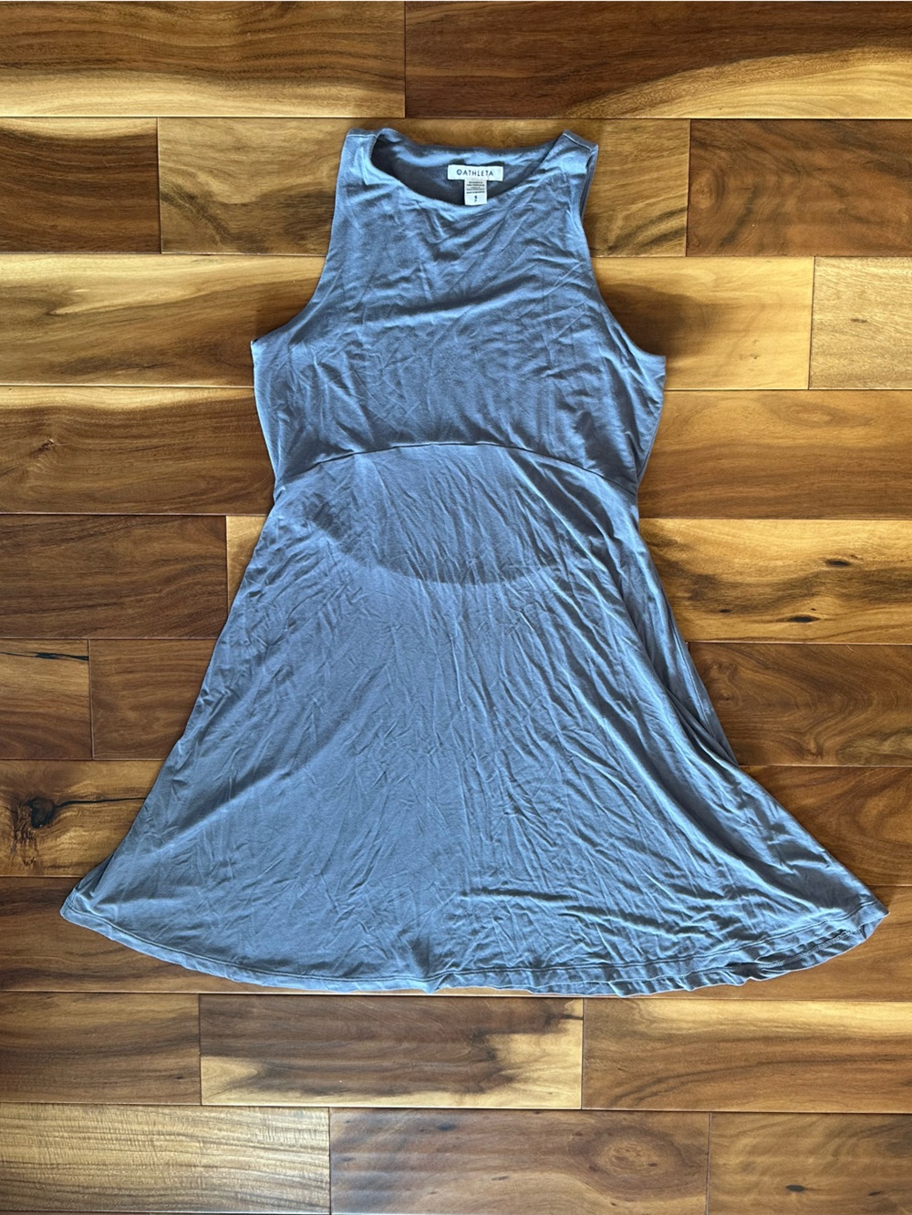 Athleta Blue Gray Tank Dress size Small